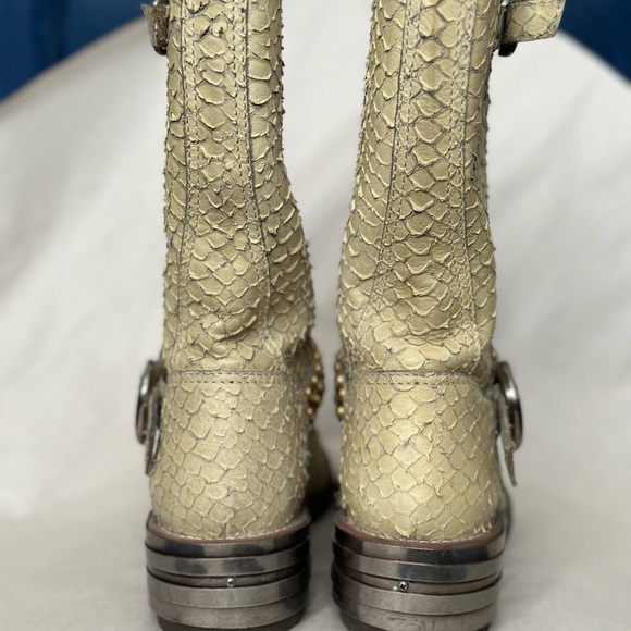 BALDAN boots size 6 Python Skin 100% - Picture 4 of 6